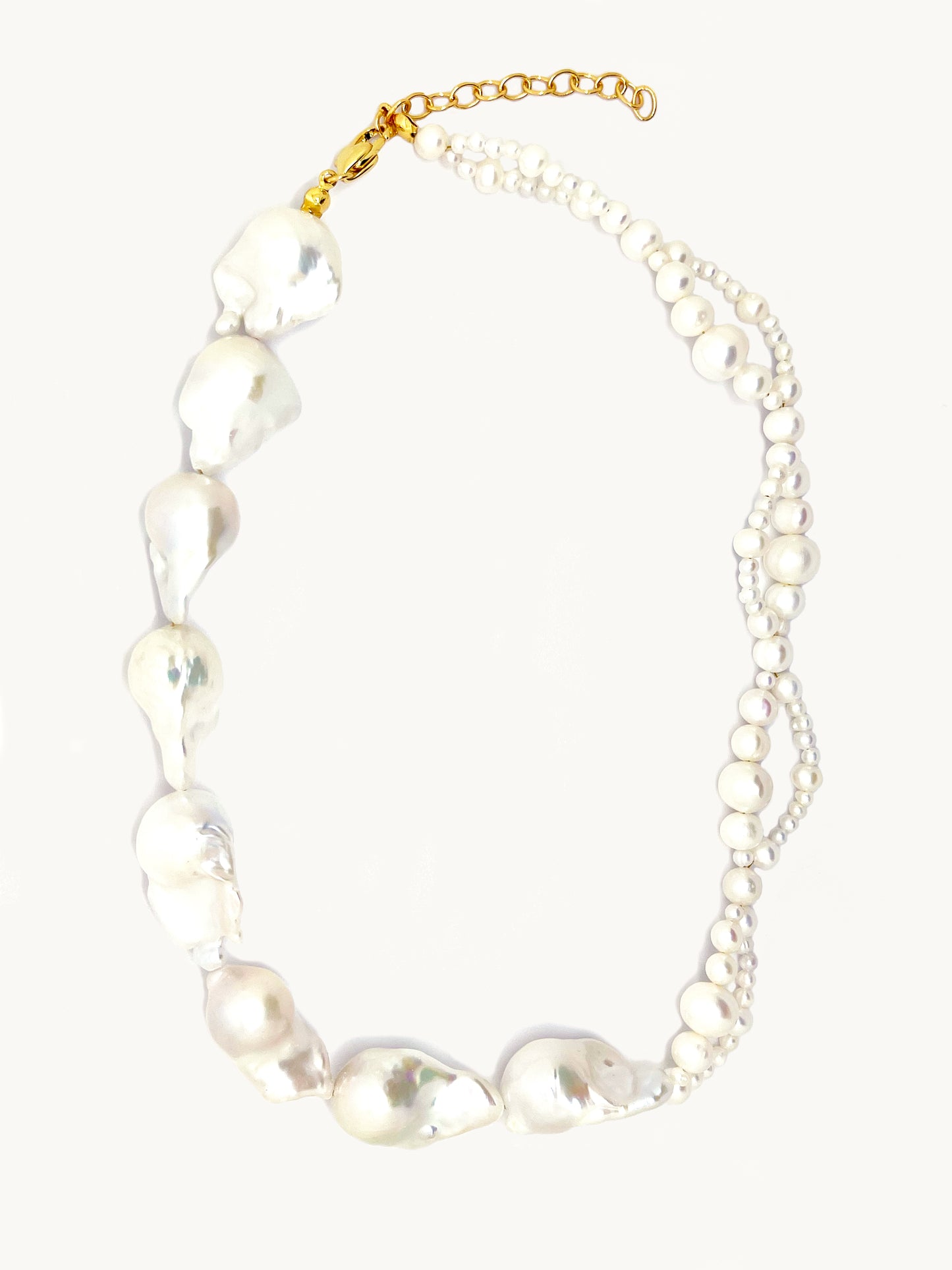 Entwined Strands Pearl Necklace