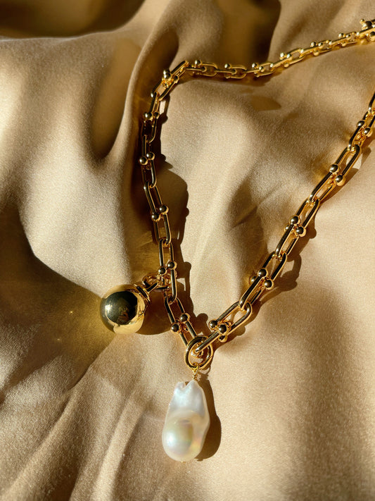 HardWear Necklace with Baroque Pearl Pendant