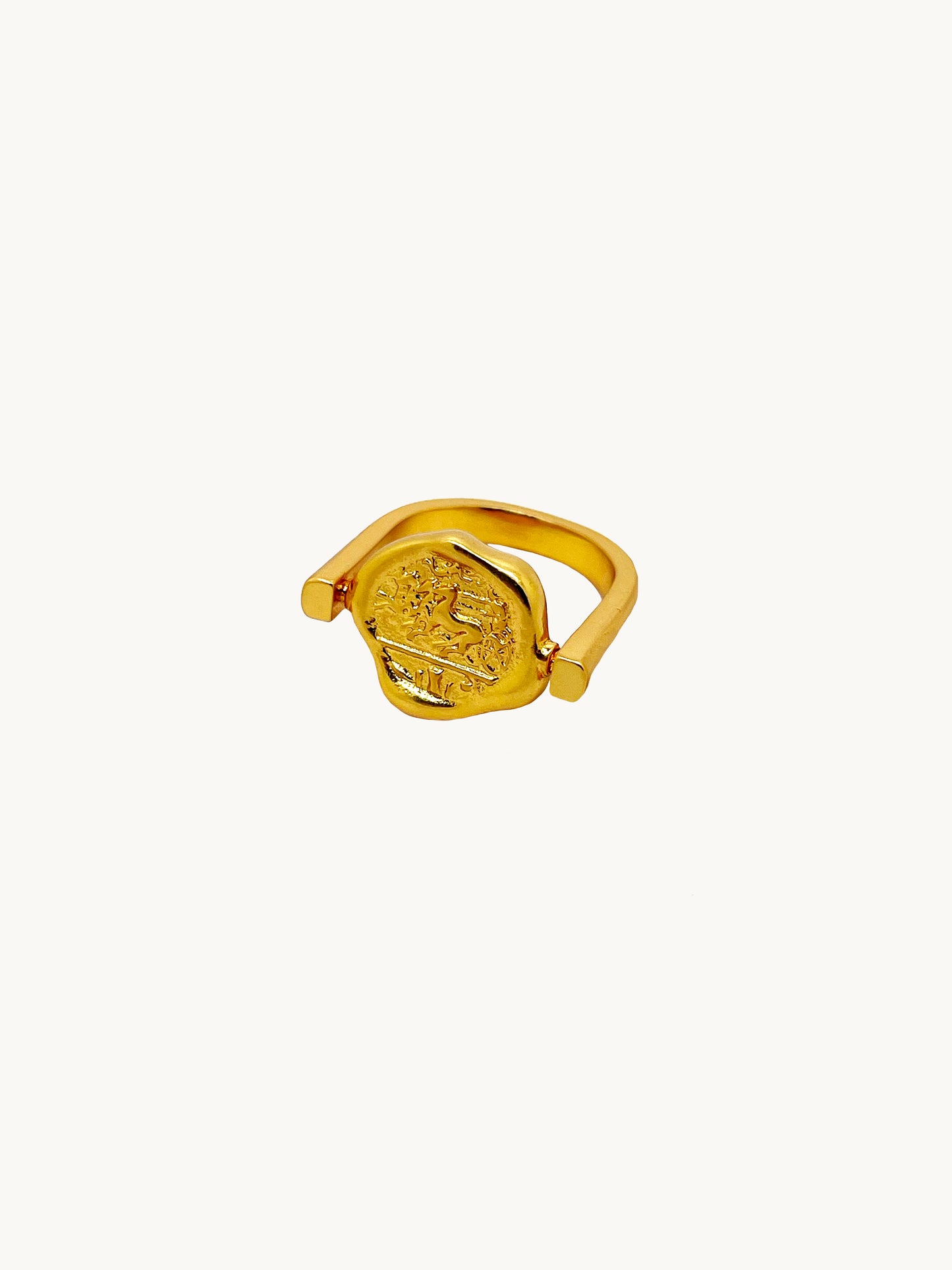 Two Sided Roman Stamp Ring