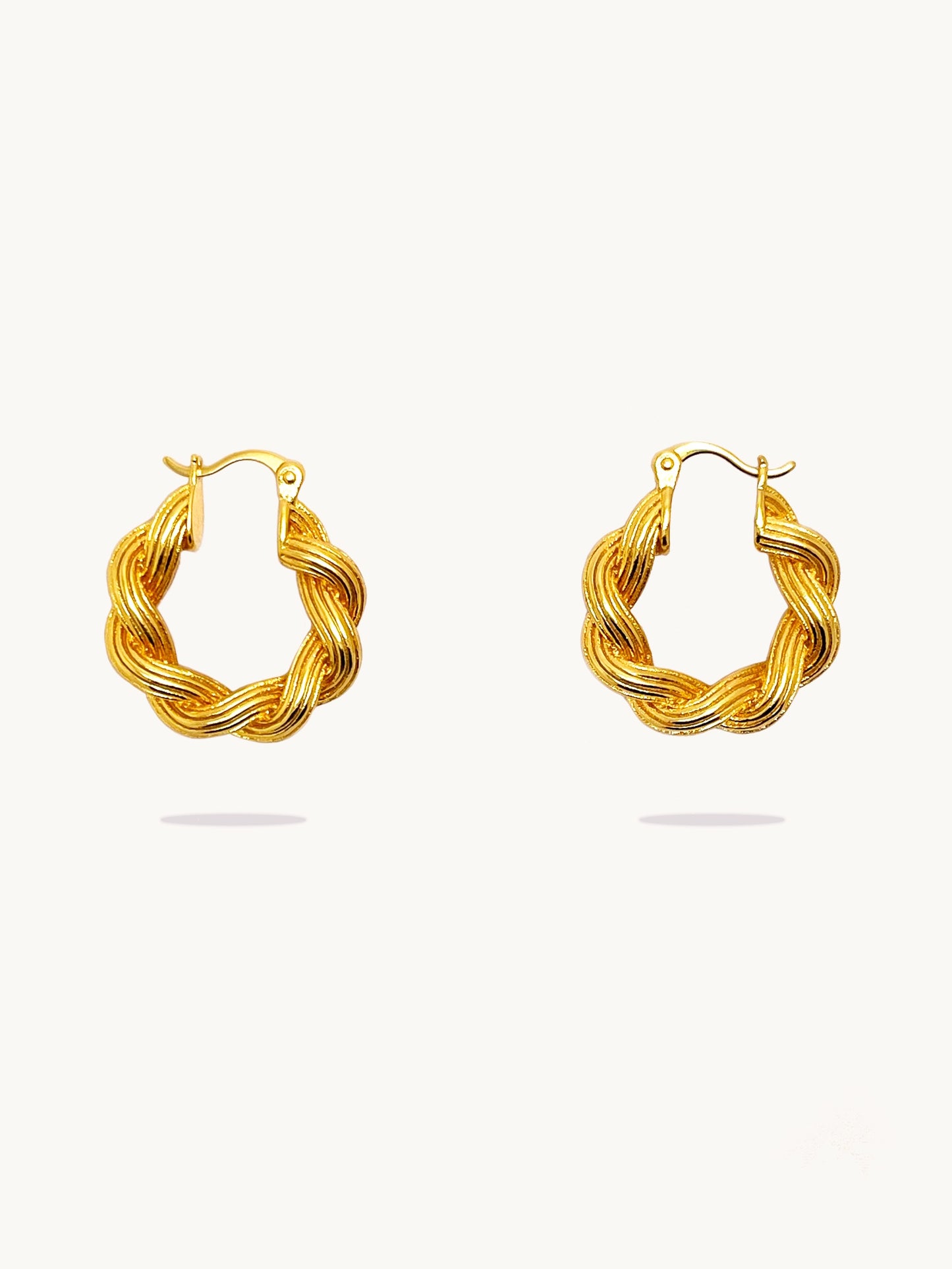 Twist Gold Earrings