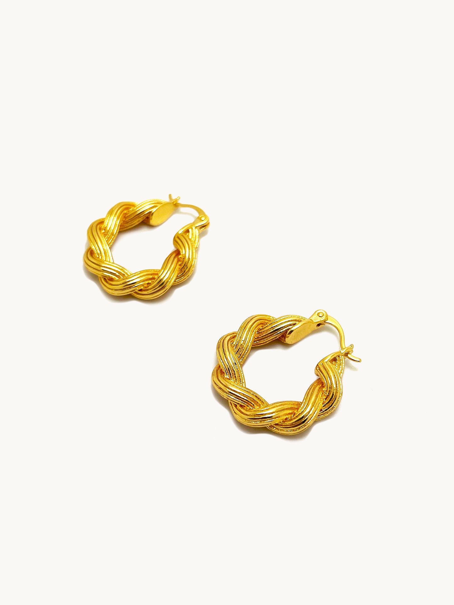 Twist Gold Earrings