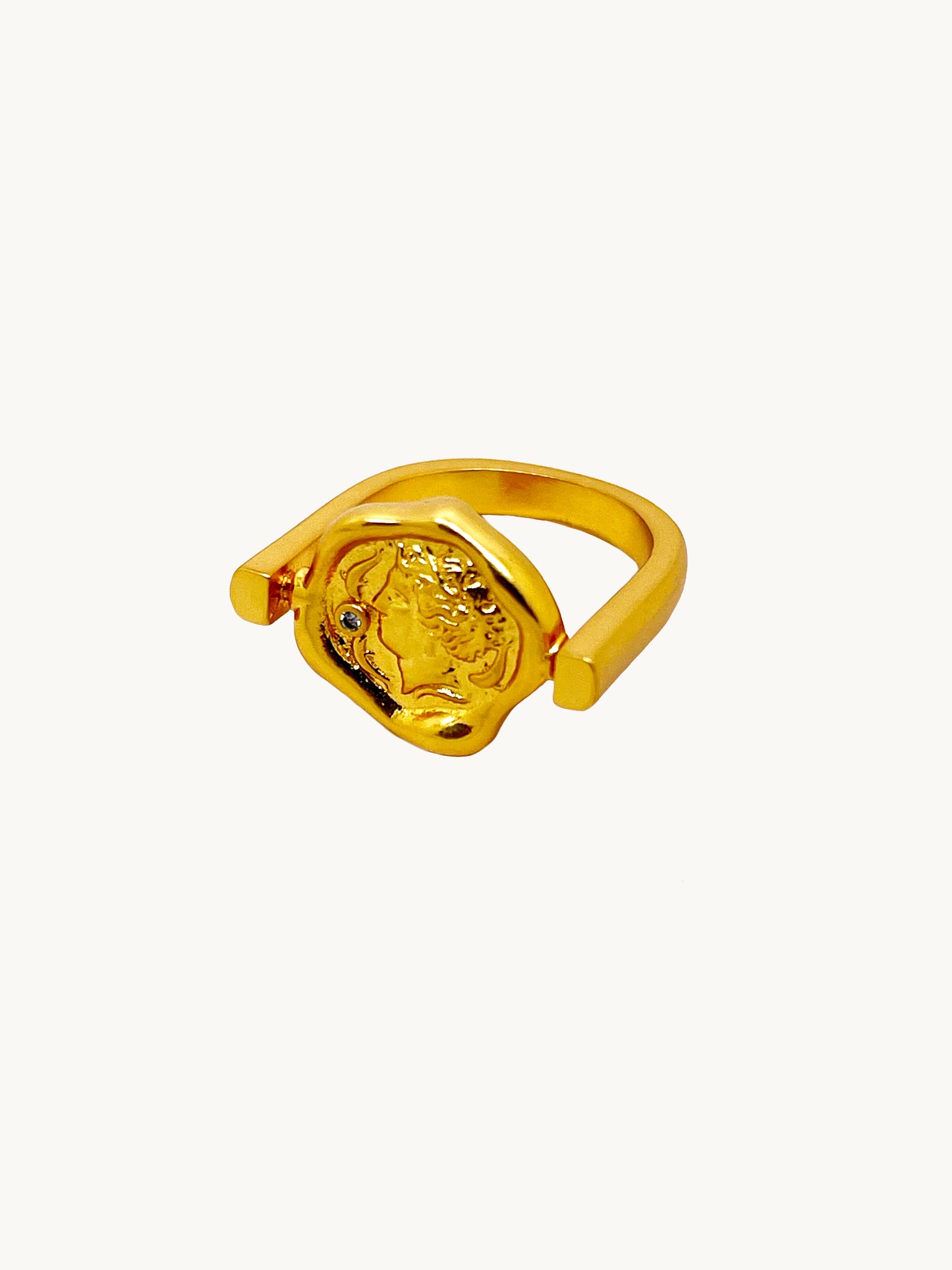 Two Sided Roman Stamp Ring