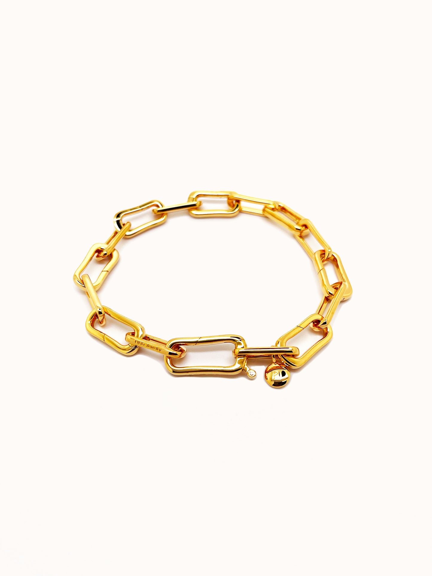 18k Gold Plated Link Bracelet