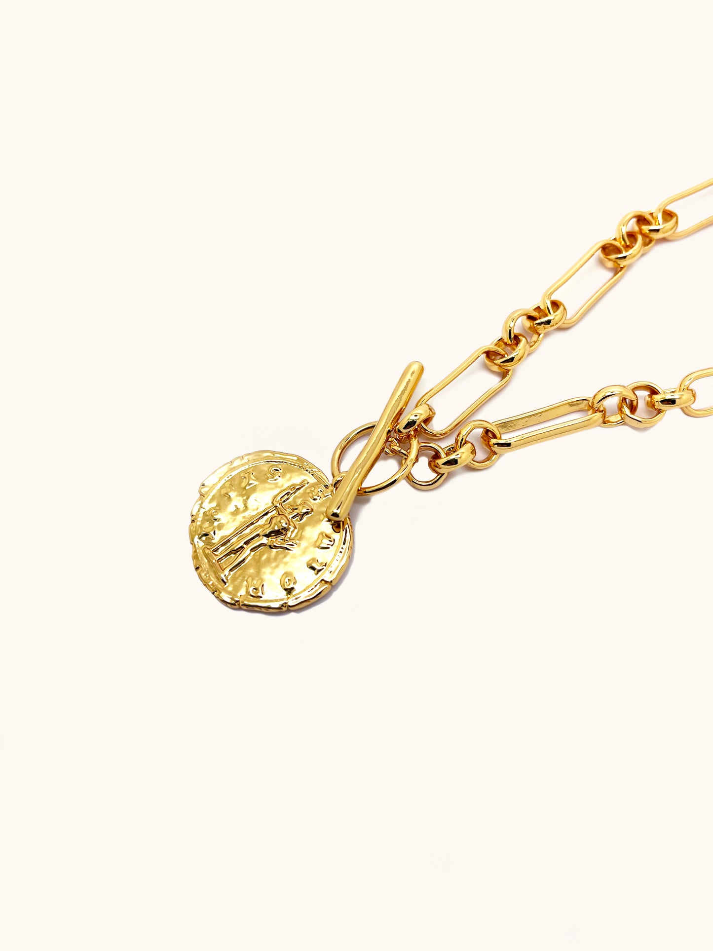 18k Gold Plated Coin Chain Necklace