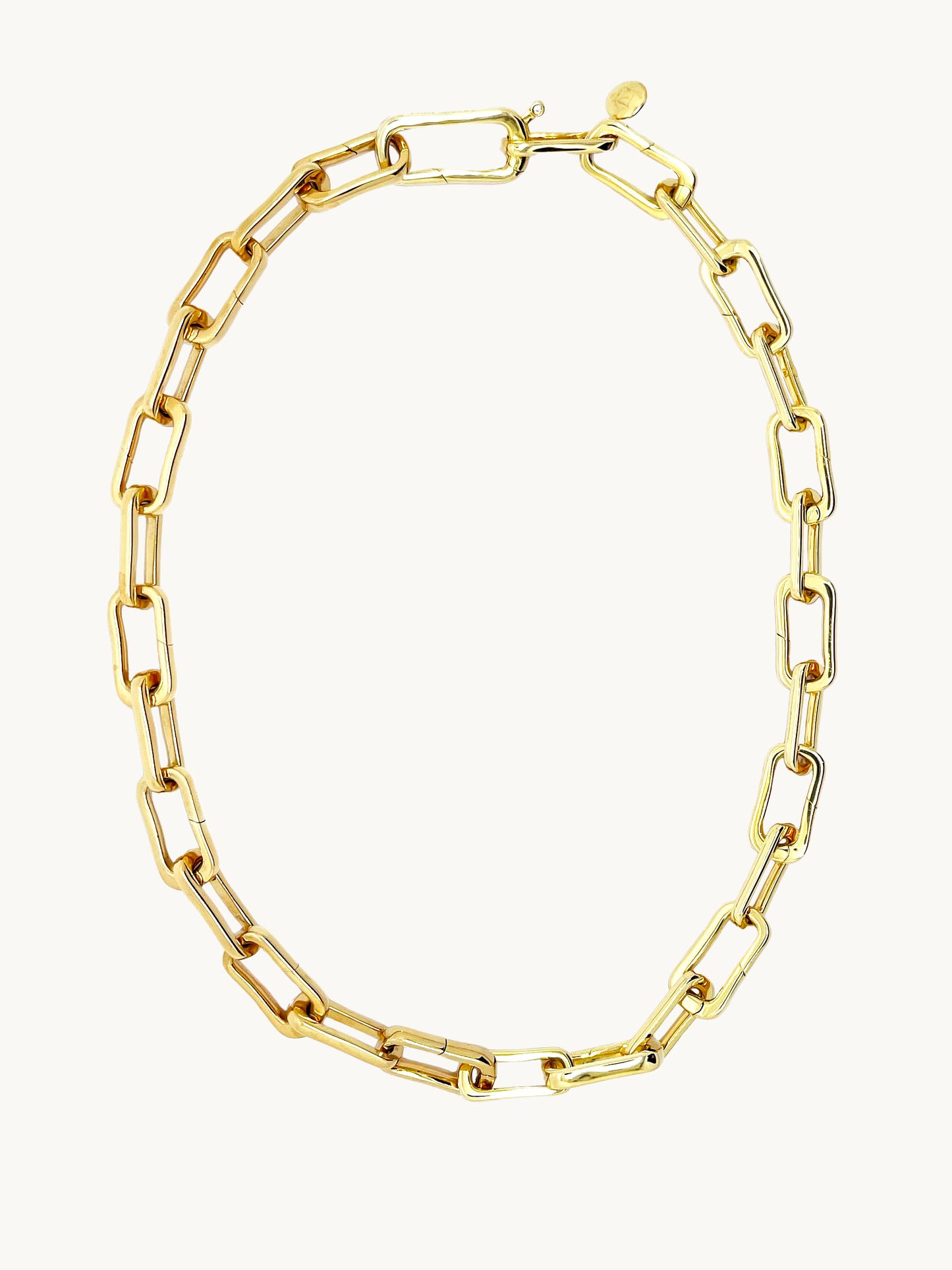 18k Gold Vermeil Link Necklace